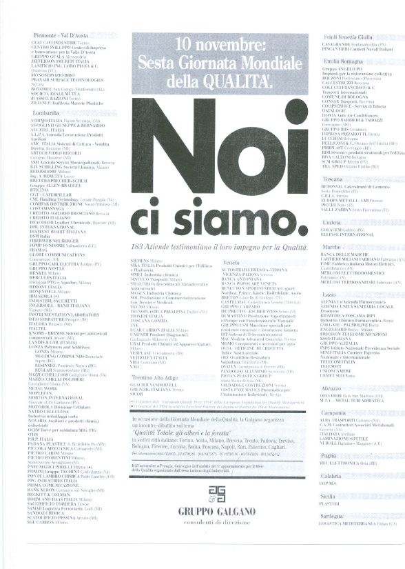 Campagna Nazionale Qualità 1994