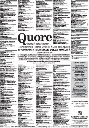 Campagna Nazionale Qualità 1999