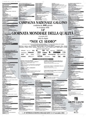 Campagna Nazionale Qualità 2002