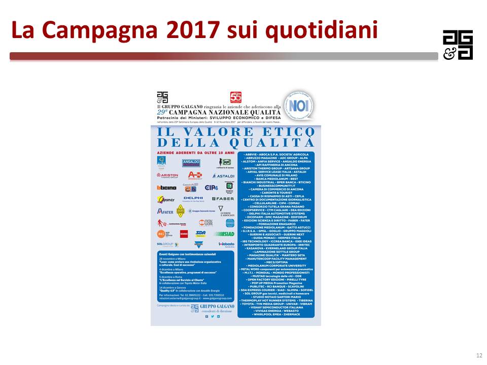 Campagna Nazionale Qualità 2017