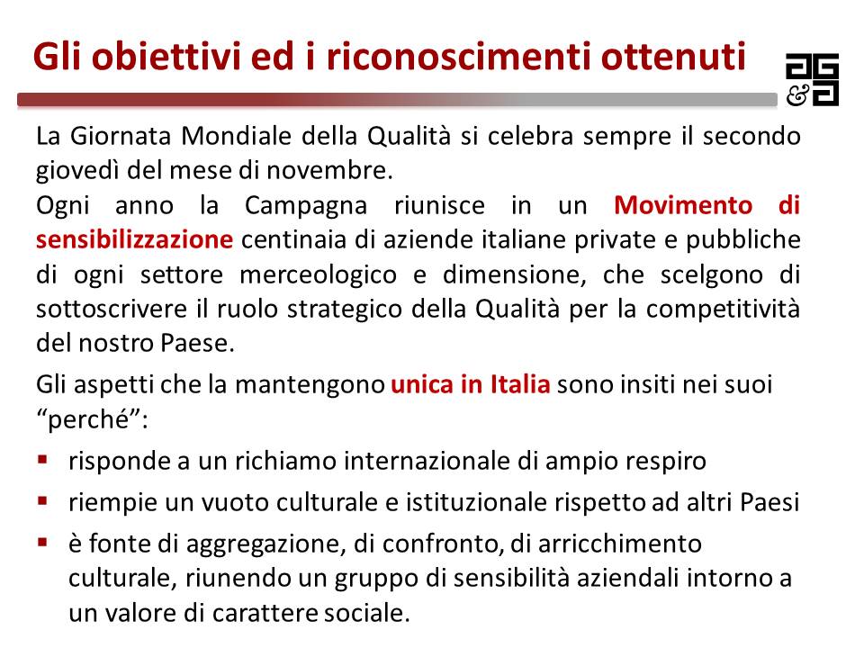 Campagna Nazionale Qualità 2017